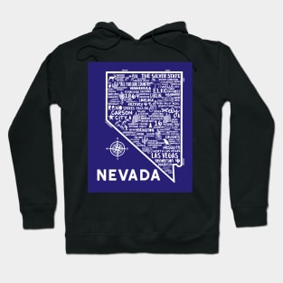 Nevada Map Hoodie